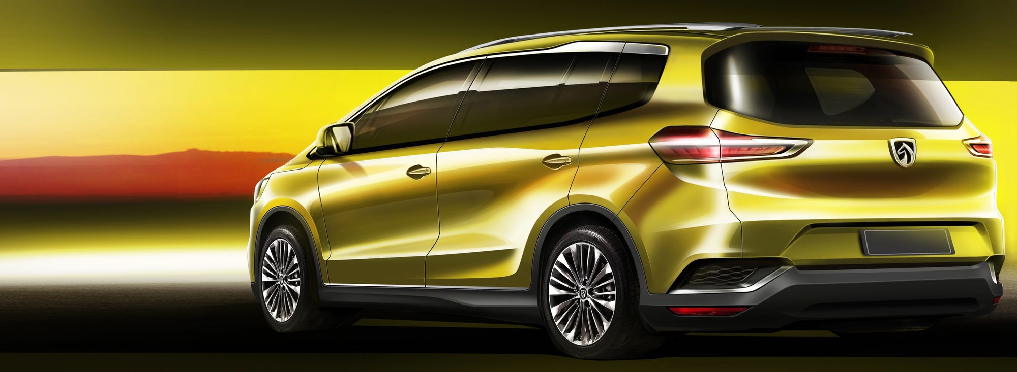 Baojun 360 design rendering