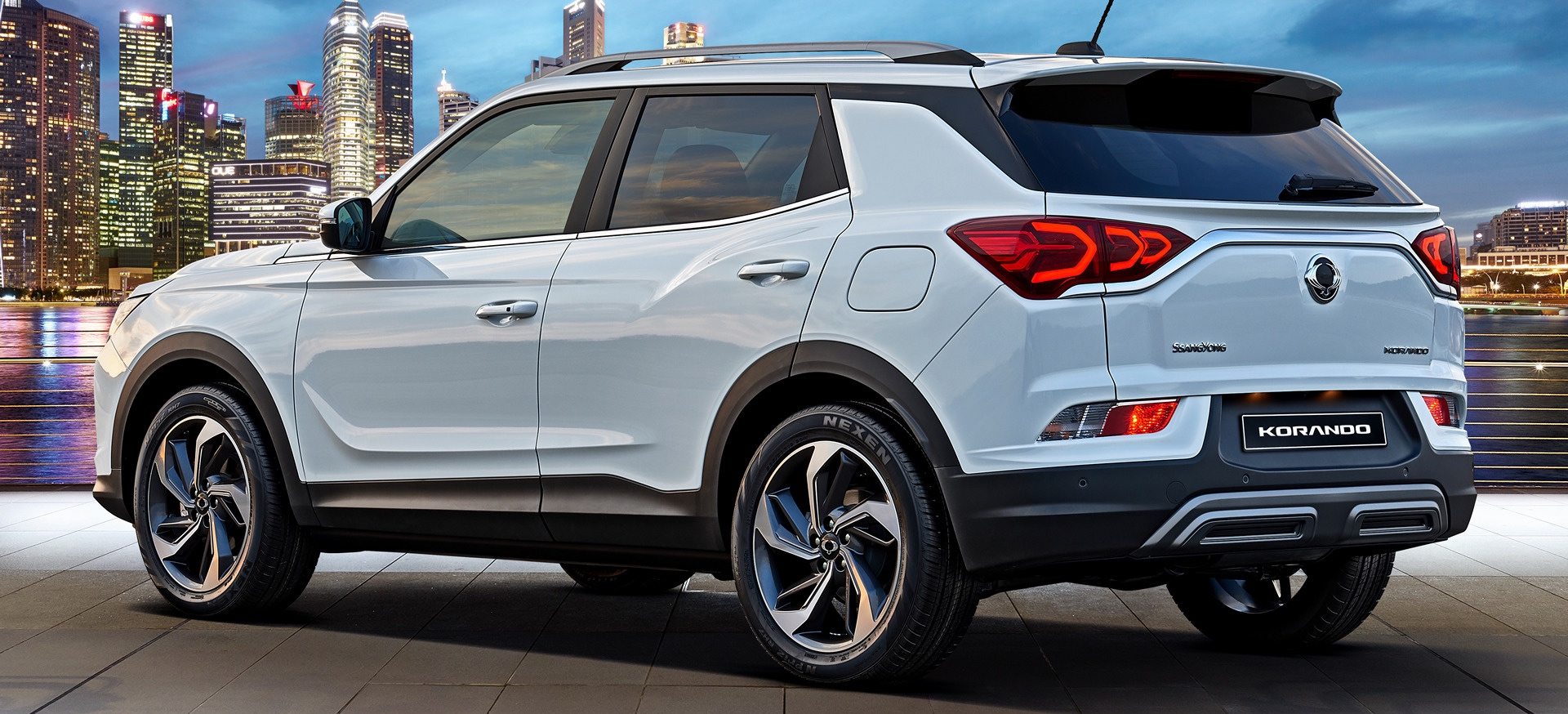 Ssangyong Korando, rear three-quarter view
