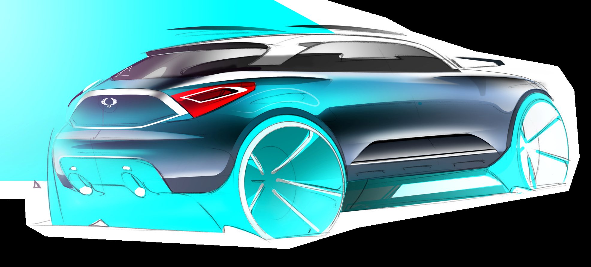 Korando exterior sketch
