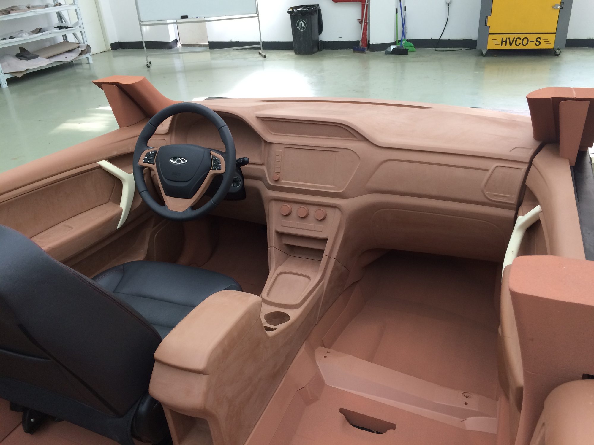 Tiggo 3 interior clay model