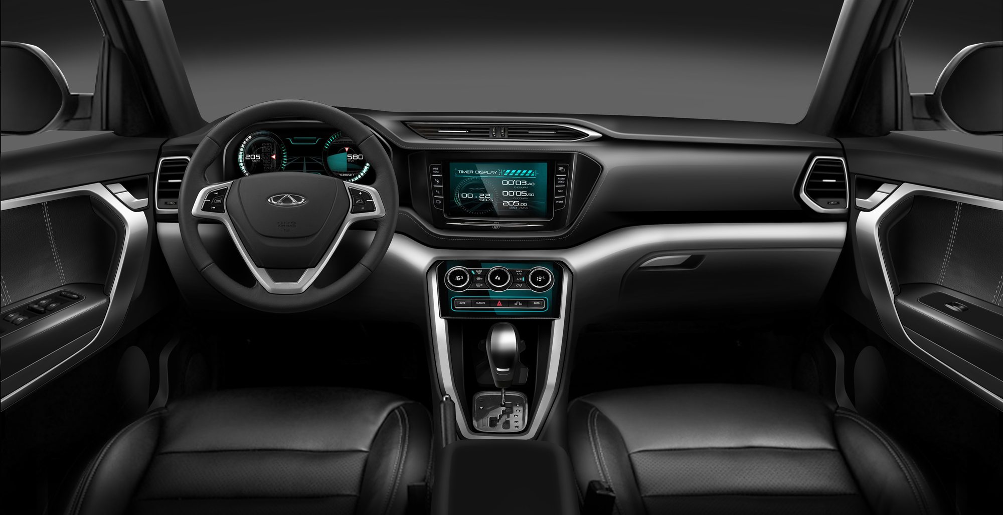 Chery Tiggo 3 interior rendering