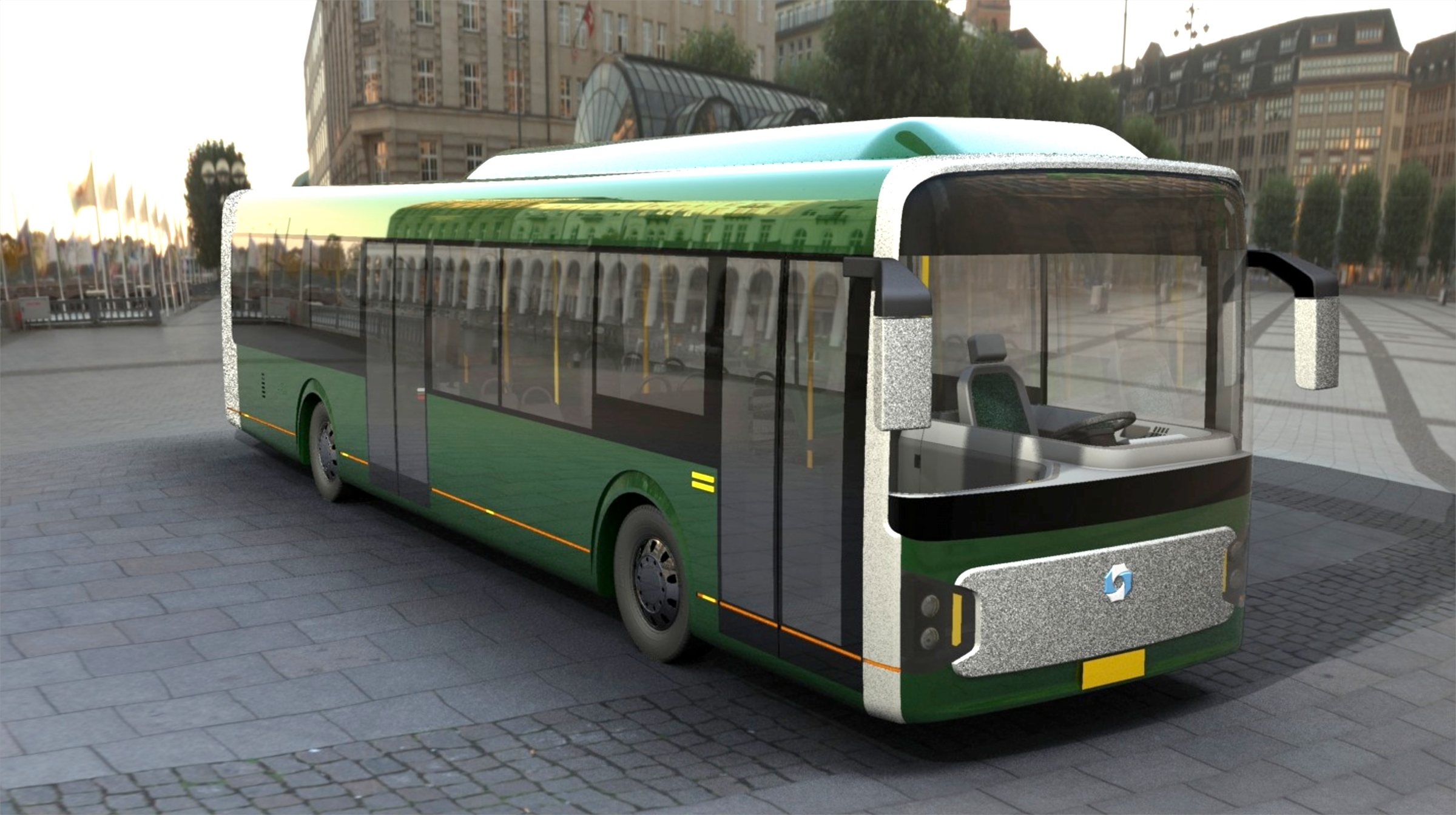 Jilin electric city bus